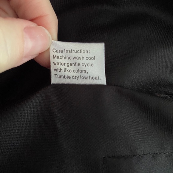 Black Satin ALEXANDER DEL ROSSA Short Robe Women's Large - Picture 8 of 9